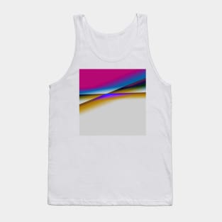 blue pink grey texture design Tank Top